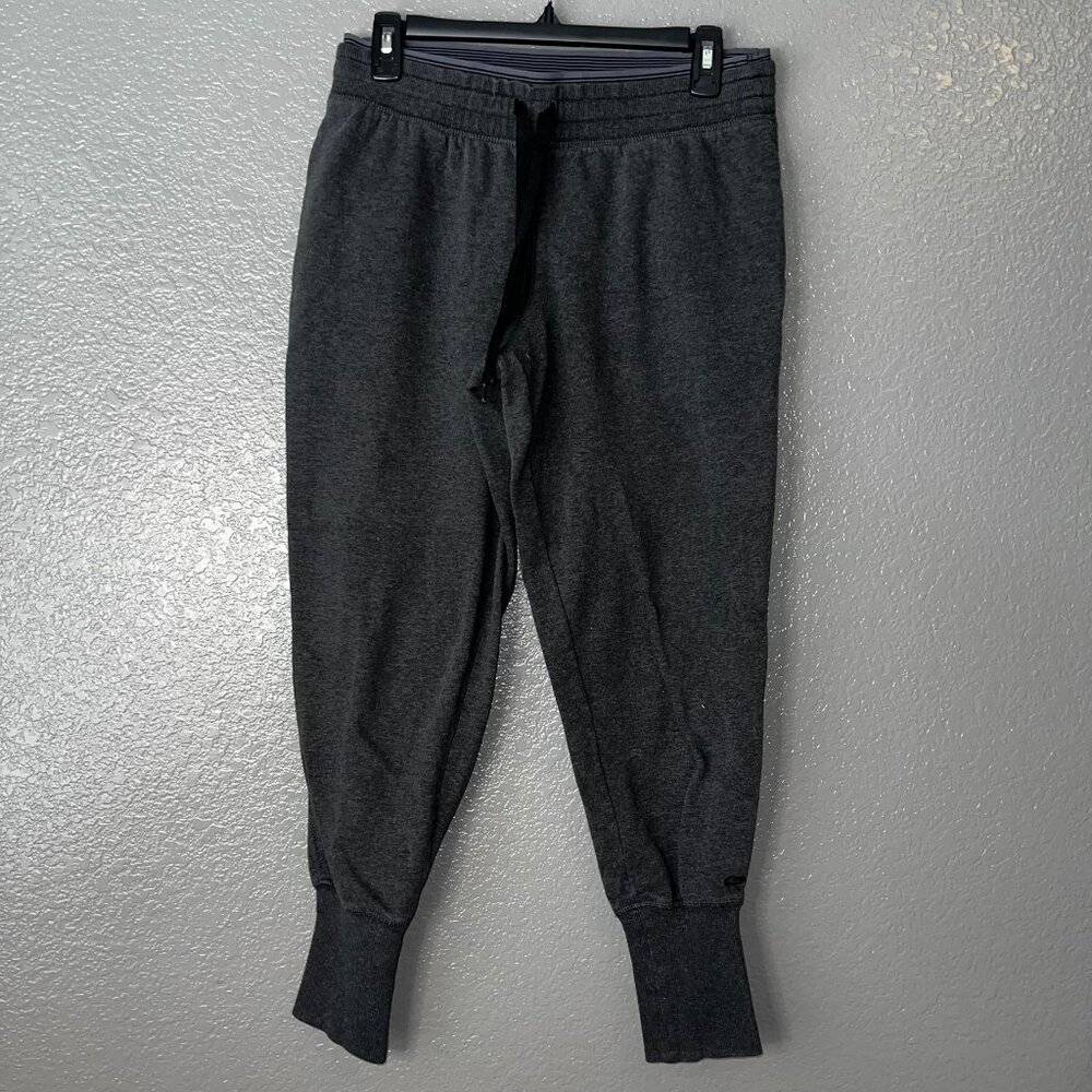 Champion Gray Fleece Jogger Sweatpants Women’s Medium Comfy Warm